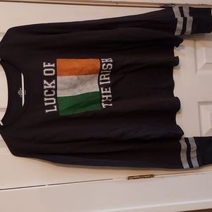 Shirt, Black, Irish Logo, size XXL, Way To Celebrate